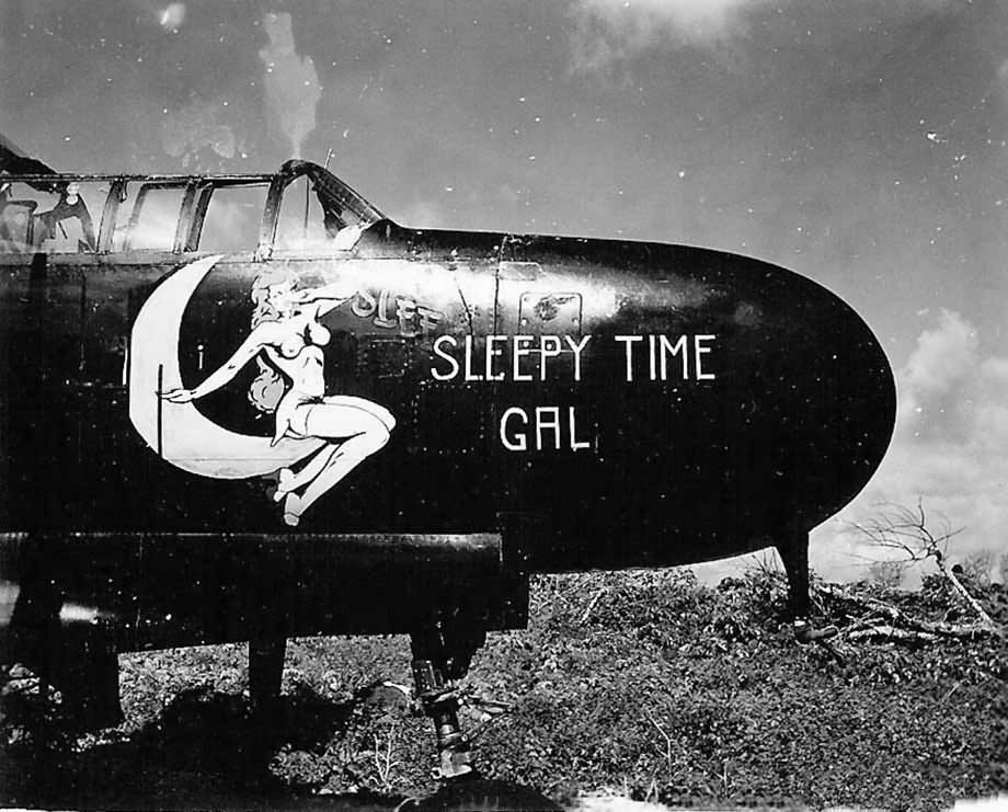 Northrop P-61 Black Widow Sleepy Time Gal nose art