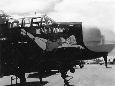 Northrop P-61 Black Widow The Virgin Widow Nose Art