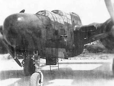 Northrop P-61 front view