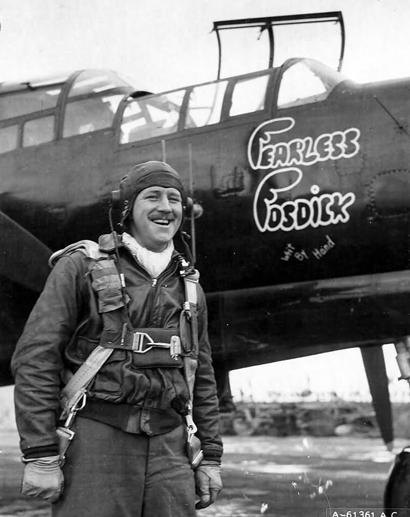 P-61A Black Widow 42-5560 Fearless Fosdick of the 422nd Night Fighter Squadron