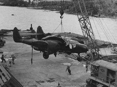 P-61 Black Widow assembled at Guadalcanal