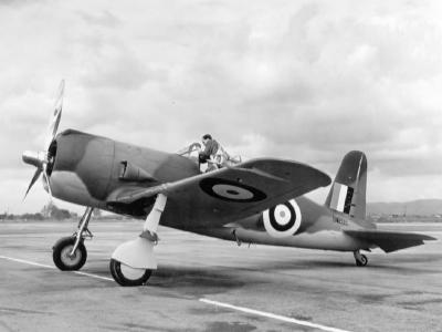Vultee Vanguard for RAF, serial BW209