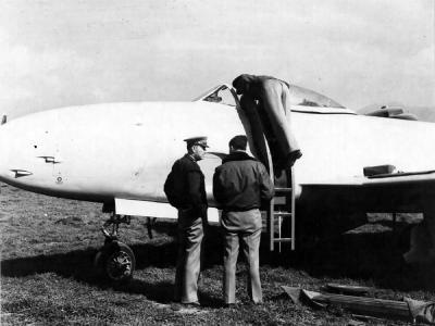 Jet fighter P-80 Italy 1945
