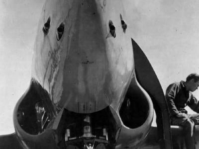 Lockheed YP-80A Shooting Star nose