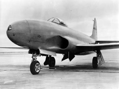 Lockheed P-80 Shooting Star at Wright Field 1945