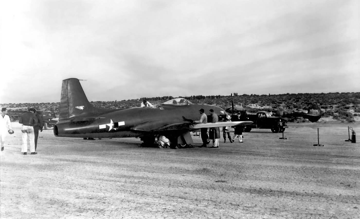 Prototype XP-80 Shooting Star „Lulu Belle” 44-83020 1944