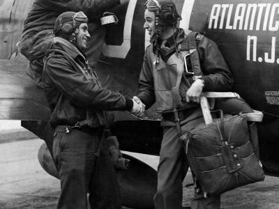 1lt Robert S.Johnson and CAPT Mahurin