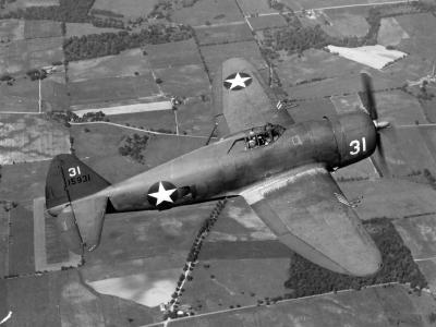P-47B Thunderbolt #31 41-5931 in flight
