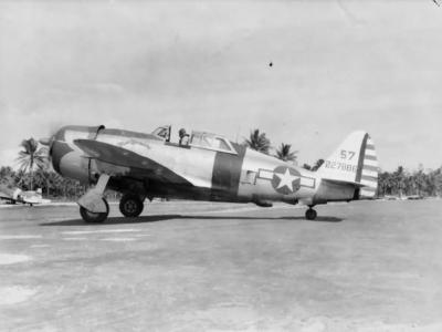 P-47 Thunderbolt #57 42-27886 „MISS LORRAINE” Morotai 1945
