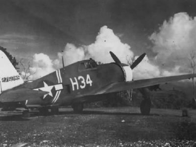P-47 Thunderbolt code H34 42-76059 of the 58th Fighter Group, 310th FS New Guinea 1944