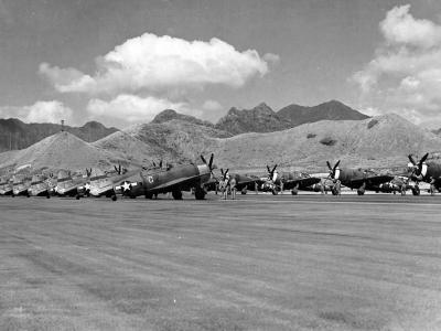 P-47 Thunderbolts of the 19th FS, 318th Fighter Group Hawaiian Islands