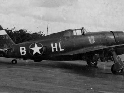 P-47 Thunderbolt HL-B 41-6335 of the 82nd FS, 78th Fighter Group