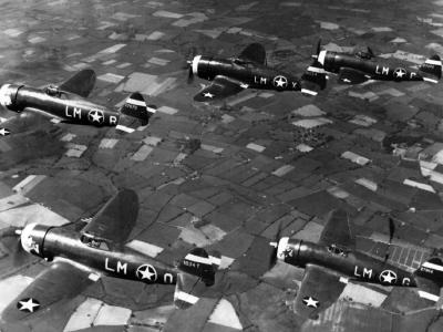 P-47 Thunderbolts formation 56th FG