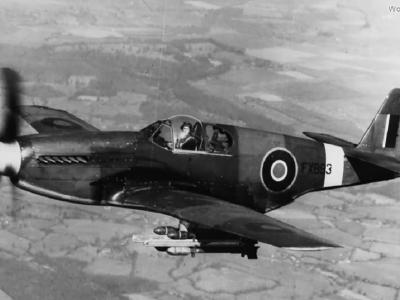 Mustang Mk III FX893 with rockets