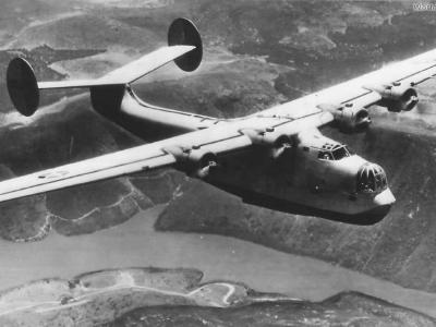 XPB2Y-1 in flight 1938