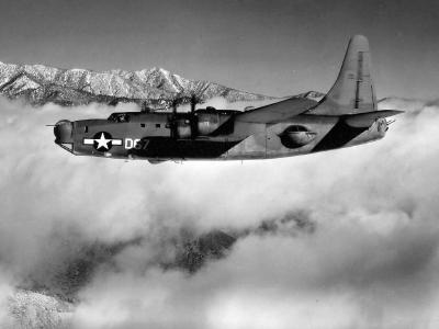 Consolidated PB4Y-2 Privateer D67 in flight