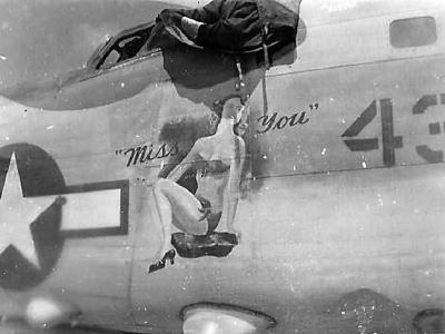 Consolidated PB4Y Privateer Miss You nose art