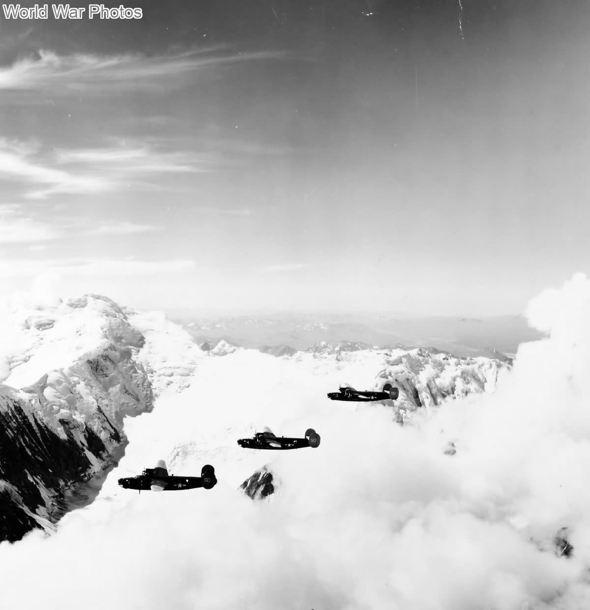 PB4Y-1 Liberators in flight | World War Photos