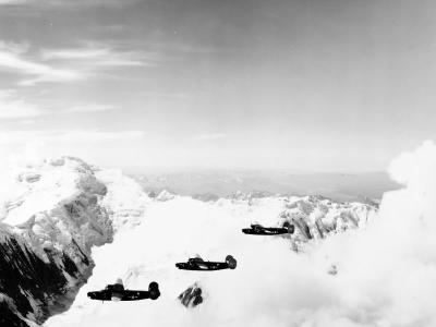 PB4Y-1 Liberators in flight