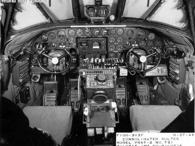 PB4Y 2 66304 cockpit interior