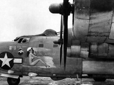 PB4Y-2 of VPB 106 – The Super Chief nose art, Palawan