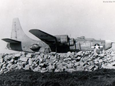 PB4Y-2 at rest in the Aleutians 1944