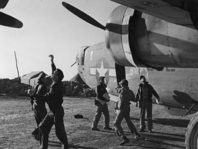 PB4Y-1 Liberator on Okinawa VPB-118 1945 photo