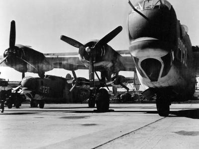 PB4Ys 90192 and 46727 at San Diego November 13, 1945