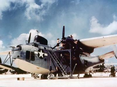 Beached radar fitted PBM-5 Mariner