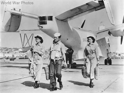PBM-3S on beaching gear at San Diego California 1944