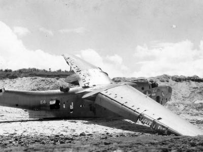 Destroyed PBM Mariner code E4 Okinawa