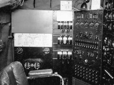 PBM flight engineer station interior