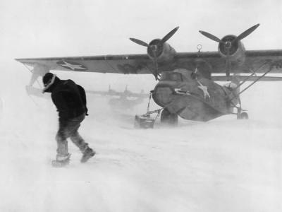 PBY-5A in Gale Adak Island 1943
