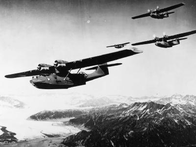 PBY-5 of the VP-43 over Coast of Alaska August 1942