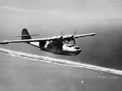 Consolidated PBY-5 in flight September 1940