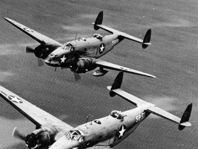 PV-1 Ventura Formation Off Florida Coast 1943