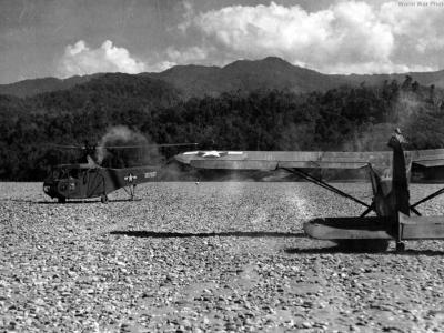 YR-4B and L-5, Chindwin River Burma