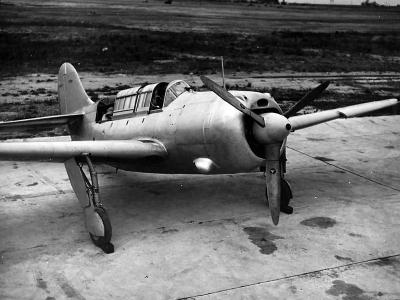 XSB2C-1 prototype Helldiver in 1941