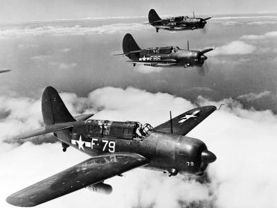 SB2C Helldiver over Ft. Lauderdale Florida 18 May 1945