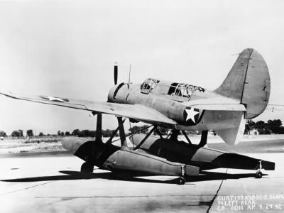 XSB2C-2 Helldiver seaplane 29 September 1942