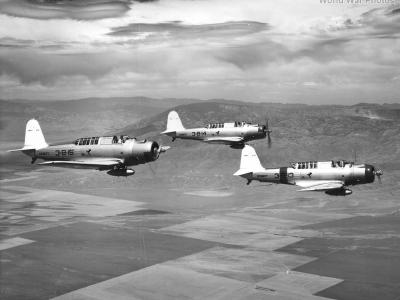SB2U-1 VB-3 Top Hatter Squadron