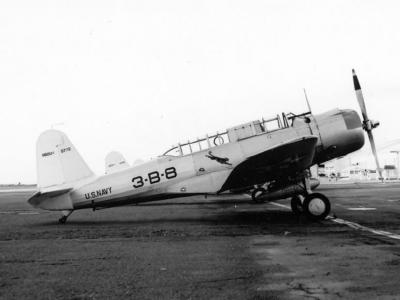 Vought SB2U-1 Vindicator 0772 3-B-8 of the VB-3