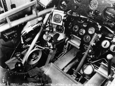 SB2U-1 cockpit