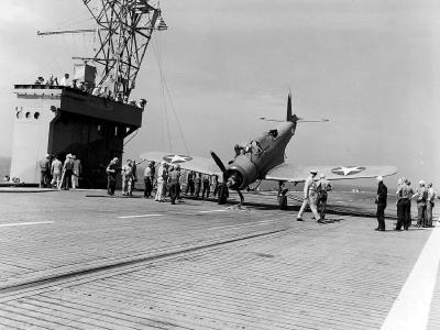 Crashed SB2U-2 Vindicator of VS 42