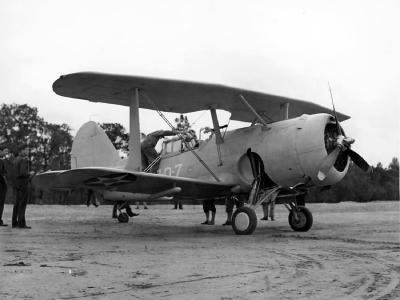 Curtiss SBC-4 Helldiver of the VMO-151, late 1941