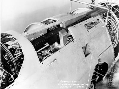 SBC-3 Helldiver fixed gun installation