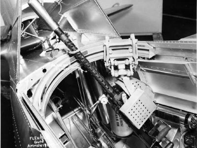 SBC-3 rear cockpit gun stow