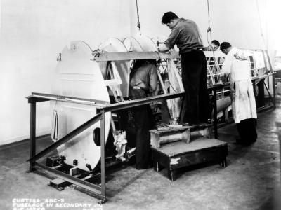 SBC-3 fuselage assembly