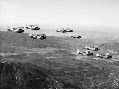 SBC-3 Helldiver of the VS-3 in flight 2