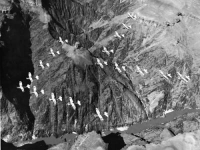 SBC-3 VS-3 formation in flight